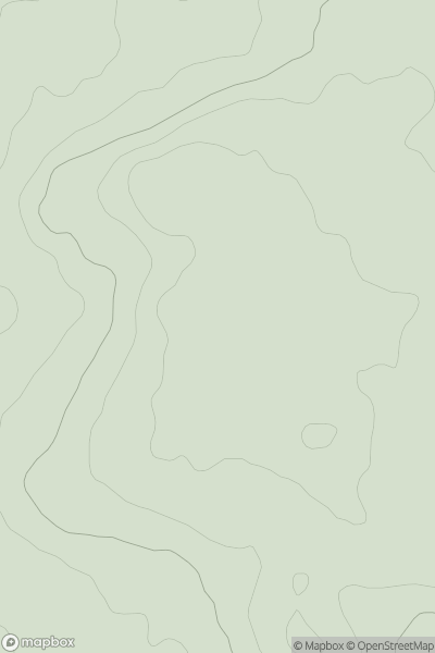 Thumbnail image for Red Hill [Lancashire, Cheshire and S Pennines] showing contour plot for surrounding peak
